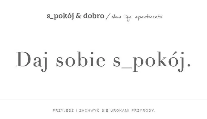 Spokoj & Dobro - Slow Life *